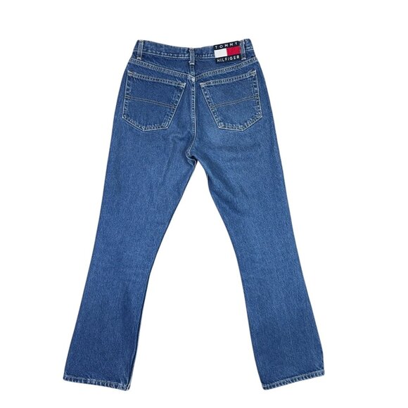 Vintage Tommy Hilfiger Bootleg Jeans Womans 9/30 Bootcut Retro Flare 90s Y2K - Picture 1 of 15
